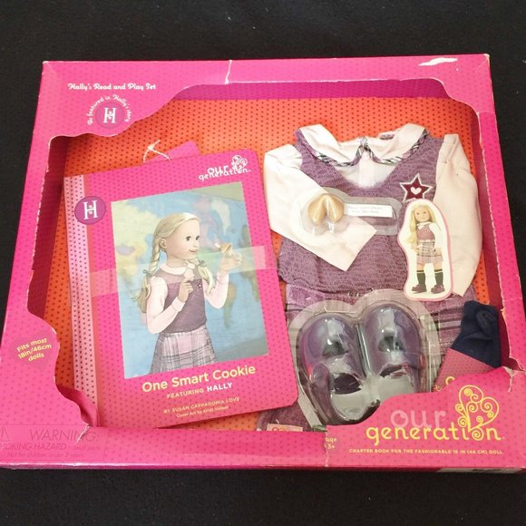 New Our Generation Doll Hally Read Play Set Book - Picture 1 of 7
